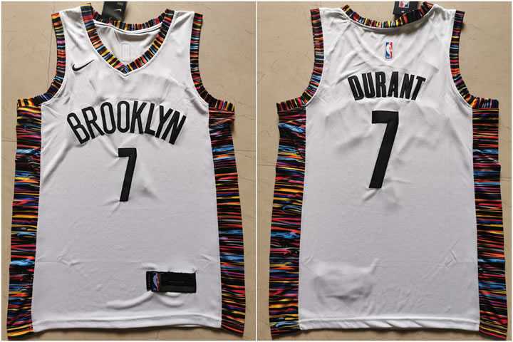 Nets 7 Kevin Durant White City Edition Nike Swingman Jersey,We sell and wholesale Nets 7 Kevin Durant White City Edition Nike Swingman Jersey on line form chian!